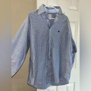 Brooks Brothers Men's Blue Button-Up Jacket